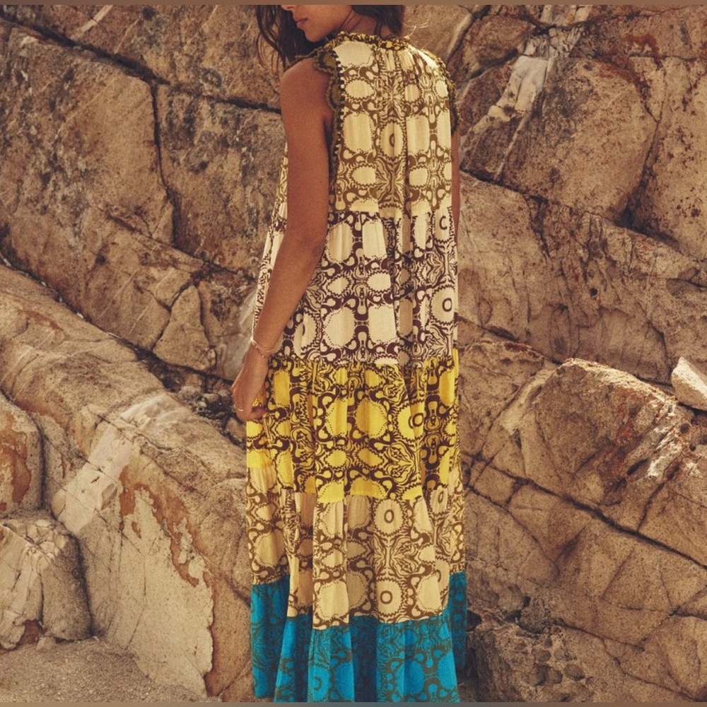 Zara Crocheted Tiered Maxi Sundress - Picture 4 of 8